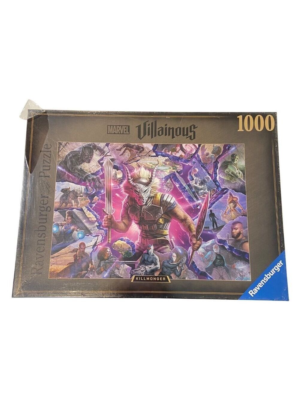 Marvel Villainous Killmonger 1000-Piece Puzzle By Ravensburger New Sealed NEW